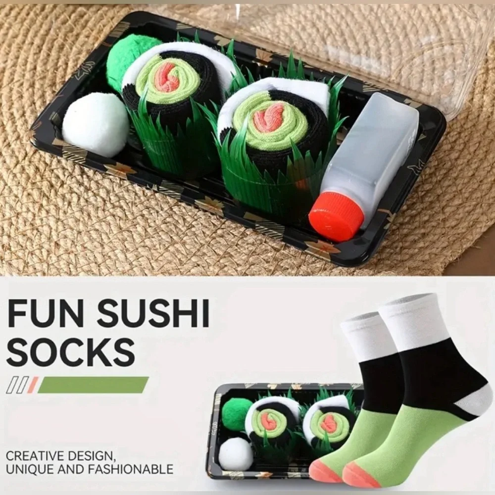 SUSHI Socks 1 Pair OS NEW